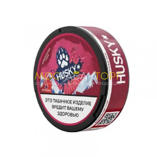 Жевательный табак Husky Strong Slim - Wildberry (Лесные ягоды), 10г