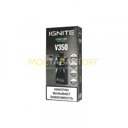 Электронные сигареты Ignite V350 (35 000 затяжек) - Lemon lime (Лимон лайм)