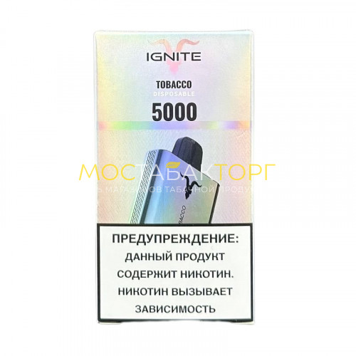 Электронные сигареты Ignite V50 (5 000 затяжек) - Tobacco (Табак)