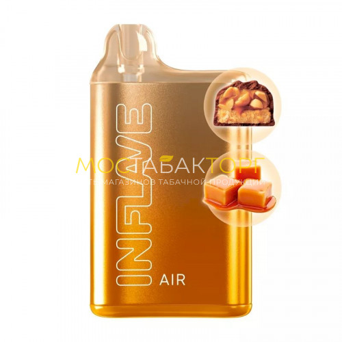 Электронные сигареты Inflave Air 6000 затяжек - Арахис в карамели