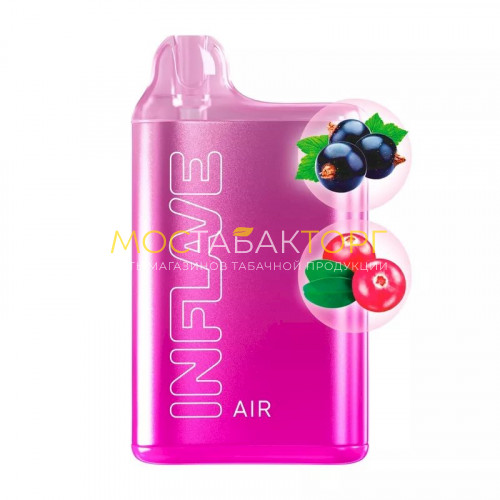 Электронные сигареты Inflave Air 6000 затяжек - Смородина клюква