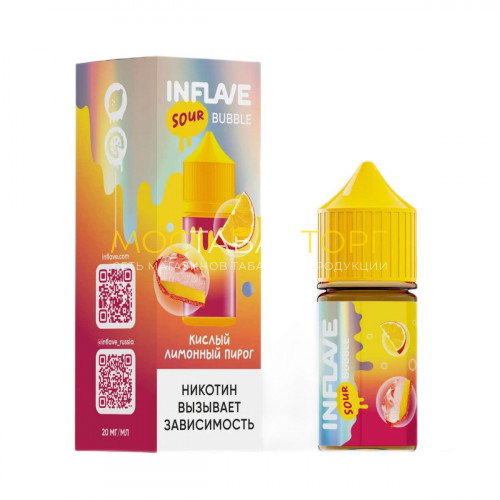 Жидкость для электронных сигарет INFLAVE BUBBLE - Кислый лимонный пирог