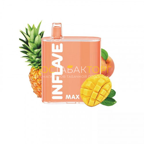 Электронные сигареты Inflave Max 4000 затяжек - Манго персик ананас