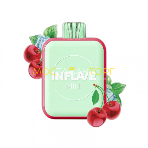Электронные сигареты Inflave Mini 1000 затяжек - Вишня мята