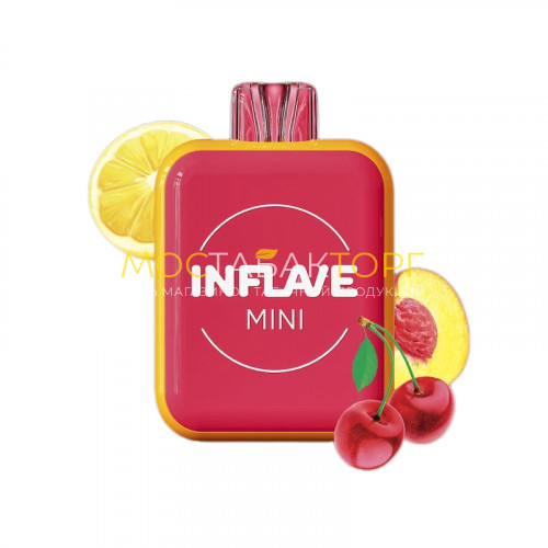 Электронные сигареты Inflave Mini 1000 затяжек - Вишня персик лимон