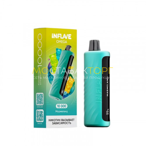 Электронные сигареты Inflave Omega 1000 затяжек - Мармелэнд
