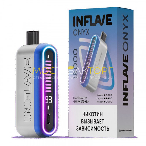 Электронные сигареты Inflave Onyx 18000 затяжек - Мармелэнд