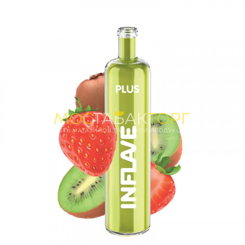 Электронные сигареты Inflave Plus 2200 затяжек - Клубника киви