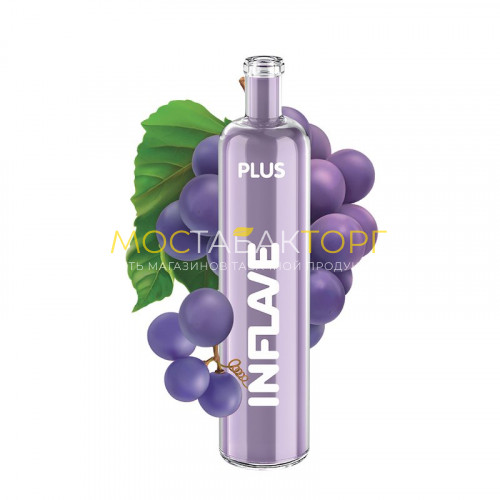 Электронные сигареты Inflave Plus 2200 затяжек - Виноград