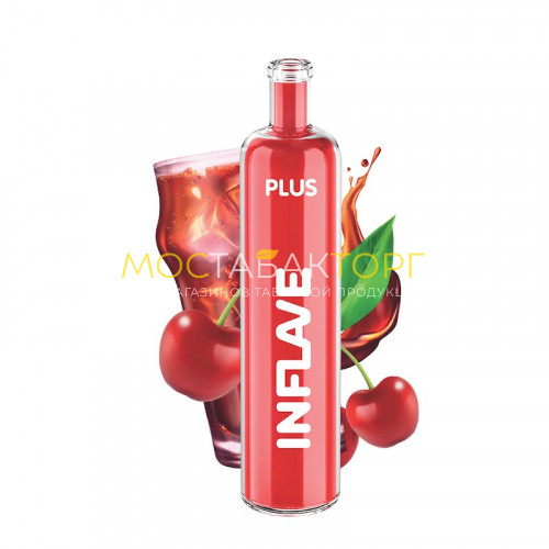 Электронные сигареты Inflave Plus 2200 затяжек - Вишнёвая кола