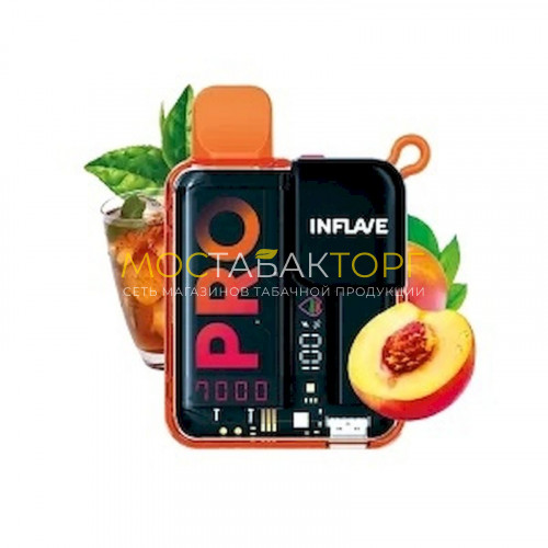 Электронные сигареты Inflave Pro 7000 затяжек - Персиковый чай