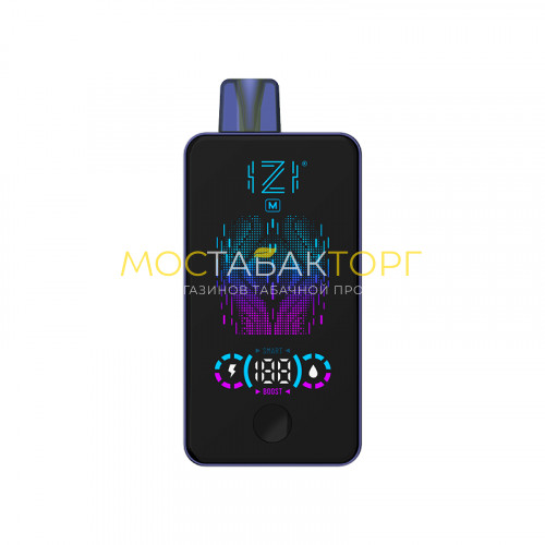 Электронная сигарета IZI MODEL M 22000 - Triple Grape white, green, red grape flavors with Ice (Тройной виноград)