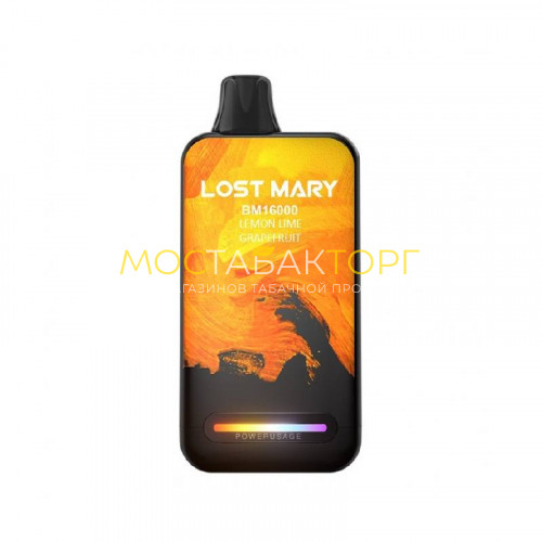 Электронные сигареты Lost Mary BM 16000 - Лимон лайм грейпфрут