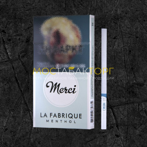 Сигареты MERCI La Fabrique Menthol SuperSlim (Ментол)