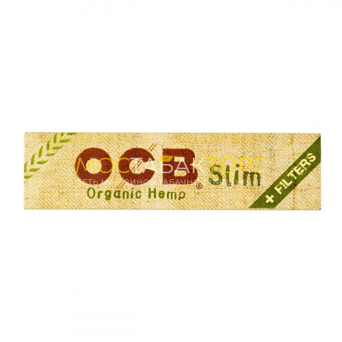 Бумага для самокруток OCB Organic Hemp Slim + фильтры
