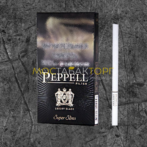 Сигареты Peppell Filter Luxury Black Super Slims