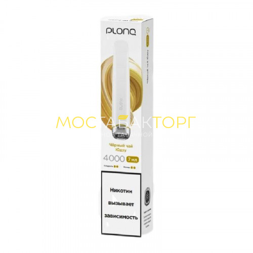 Электронные сигареты Plonq Plus Pro - Черный чай Юдзу