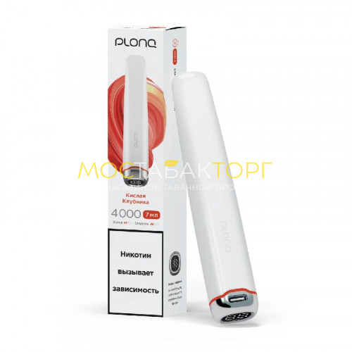 Электронные сигареты Plonq Plus Pro - Кислая клубника