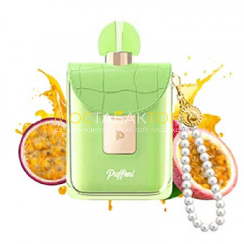 Электронные сигареты Puffmi Flora 25000 - Зелёный чай с маракуйей