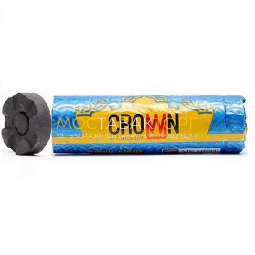 Уголь для кальяна Crown 40 мм  (10 шт)