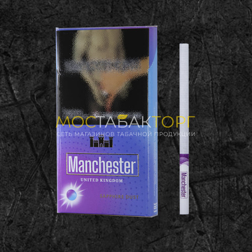 Сигареты Manchester Saphire Dust Super Slims