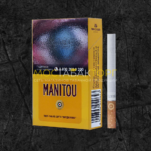 Сигареты Маниту Желтые (Manitou KS Yellow)