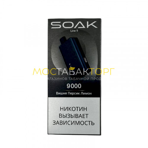 Электронные сигареты SOAK 9 Вишня Персик Лимон (Cherry Peach Lemon)