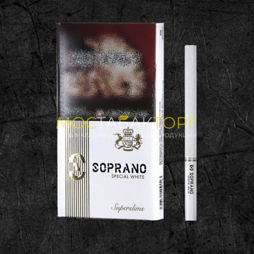 Сигареты Soprano Special White Super Slims (Сопрано Специал Вайт Супер Слимс)