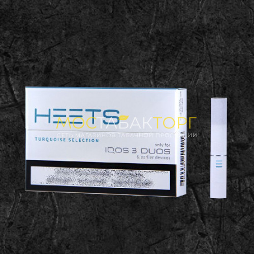 Табачные стики Heets для Iqos Turquoise Selection (Хитс Туркуаз Бирюзовые)