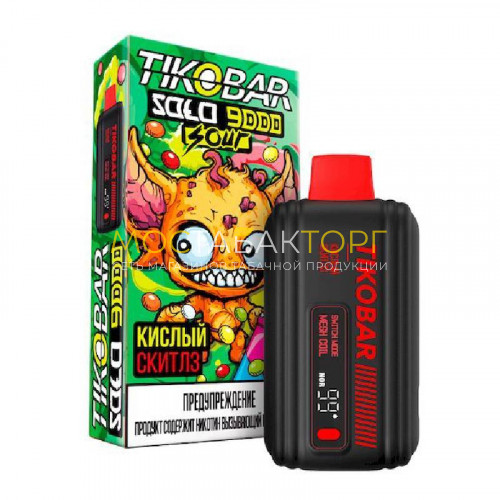 Электронные сигареты TIKOBAR SOLO Кислые Конфеты 9000 затяжек