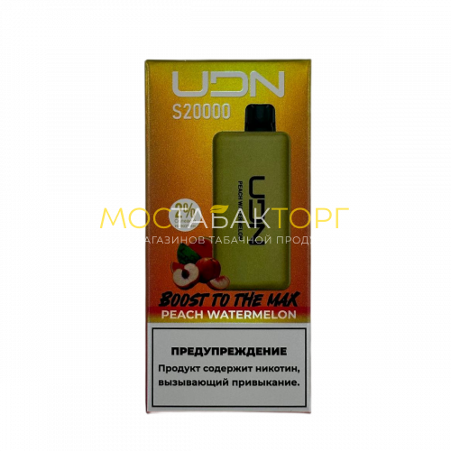 Электронные сигареты UDN S 20000 Персик арбуз 2%