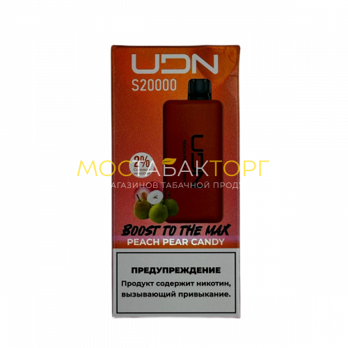 Электронные сигареты UDN S 20000 Персик груша конфеты 2%