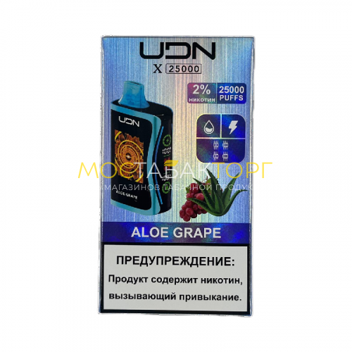 Электронные сигареты UDN X 25 000 Алоэ Виноград