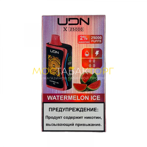 Электронные сигареты UDN X 25 000 Арбуз лёд