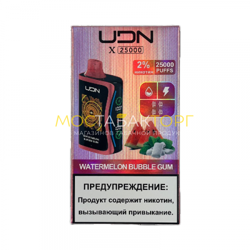 Электронные сигареты UDN X 25 000 Арбузная жвачка