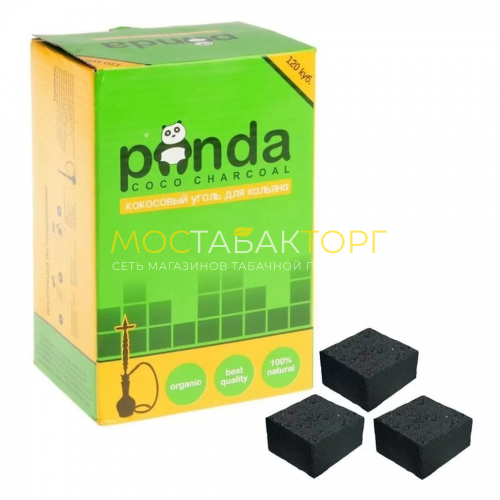 Уголь для кальяна кокосовый Panda (120 куб)