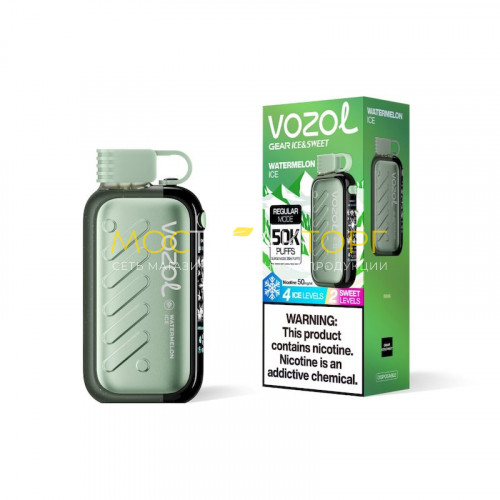 Электронные сигареты Vozol Gear Ice&Sweet 56000 - Арбуз со льдом