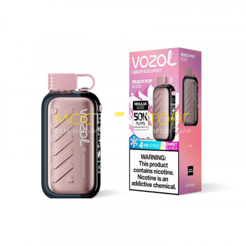 Электронные сигареты Vozol Gear Ice&Sweet 56000 - Фанта персик