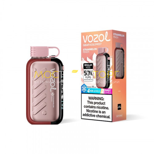 Электронные сигареты Vozol Gear Ice&Sweet 56000 - Клубника арбуз персик