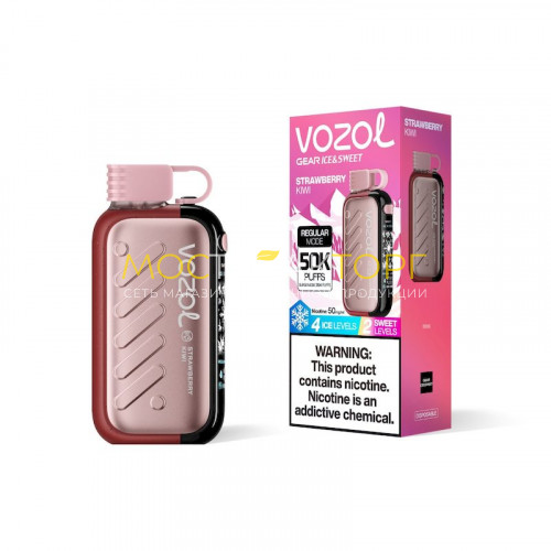 Электронные сигареты Vozol Gear Ice&Sweet 56000 - Клубника киви