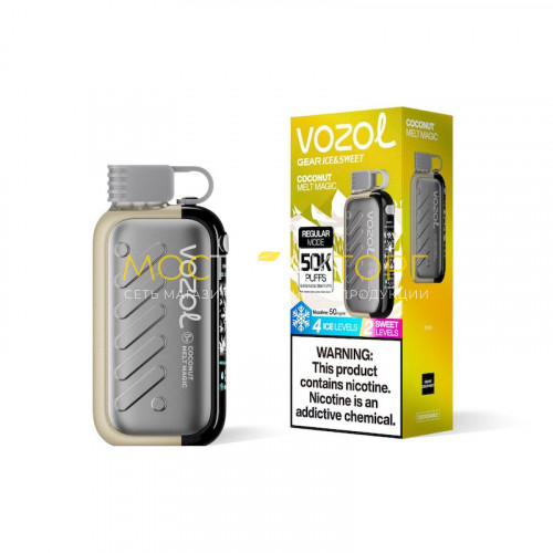 Электронные сигареты Vozol Gear Ice&Sweet 56000 - Кокосовое мороженое