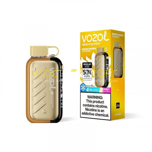 Электронные сигареты Vozol Gear Ice&Sweet 56000 - Манго маракуйя мандарин
