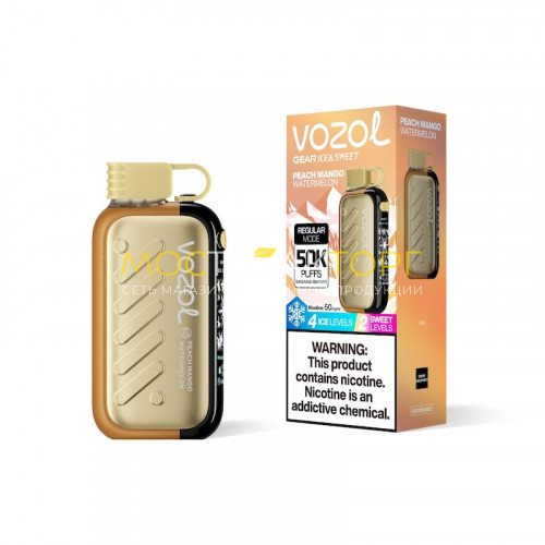 Электронные сигареты Vozol Gear Ice&Sweet 56000 - Персик манго арбуз