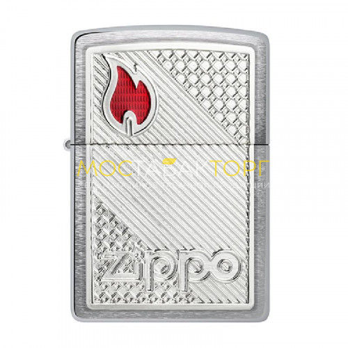 Зажигалка Zippo 48126 - Classic ZIPPO - Brushed Chrome
