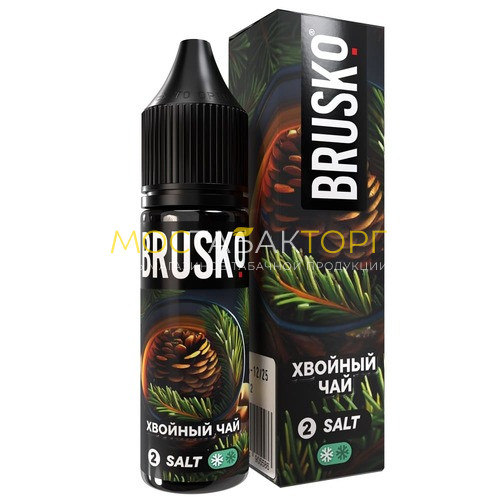 Жидкость для электронных сигарет BRUSKO(Chubby) 2 35мл Хвойный чай 2