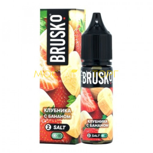 Жидкость для электронных сигарет BRUSKO(Chubby) 2 35мл Клубника с бананом 2