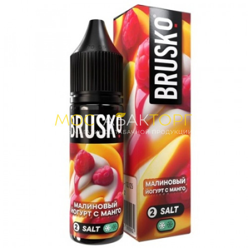Жидкость для электронных сигарет BRUSKO(Chubby) 2 35мл Малиновый йогурт с манго 2