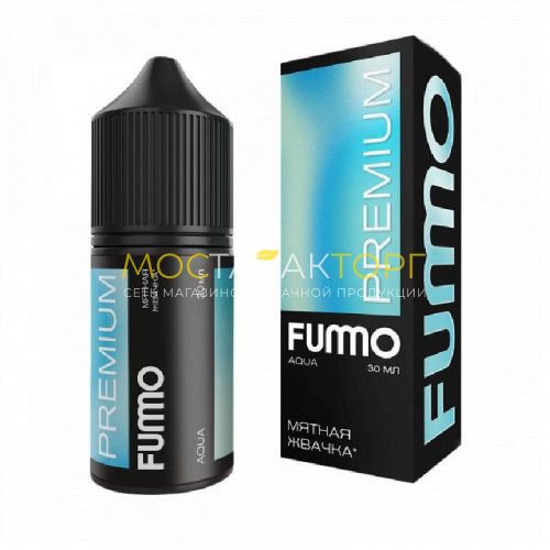 Жидкости для электронных сигарет FUMMO AQUA - Мятная жвачка 30мл.20мг