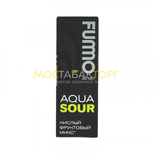 Жидкости для электронных сигарет FUMMO AQUA SOUR Кислый Фруктовый Микс 20mg 30ml