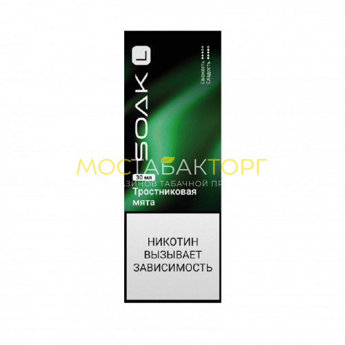 Жидкость для электронных сигарет Soak L Тростниковая мята 30 мл